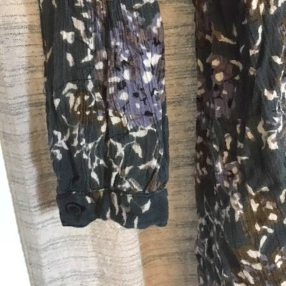 Kaffe Danish Design Anneli Floral Tunic Long Sleeve Peasant Top - Picture 8 of 13